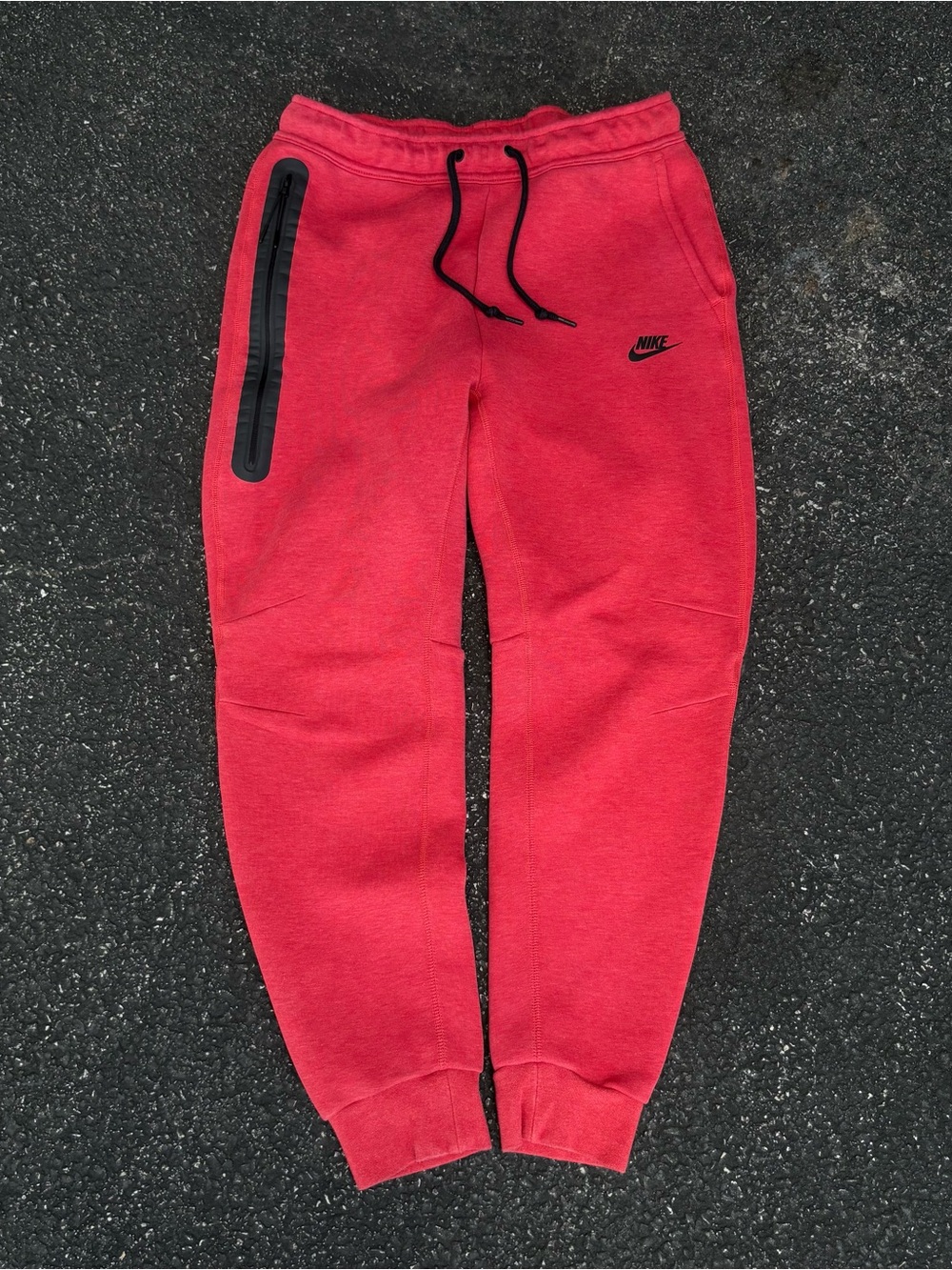 Nike Sportswear Tech Fleece Sweatpants Red Men's Medium FB8002-672 Classic USA